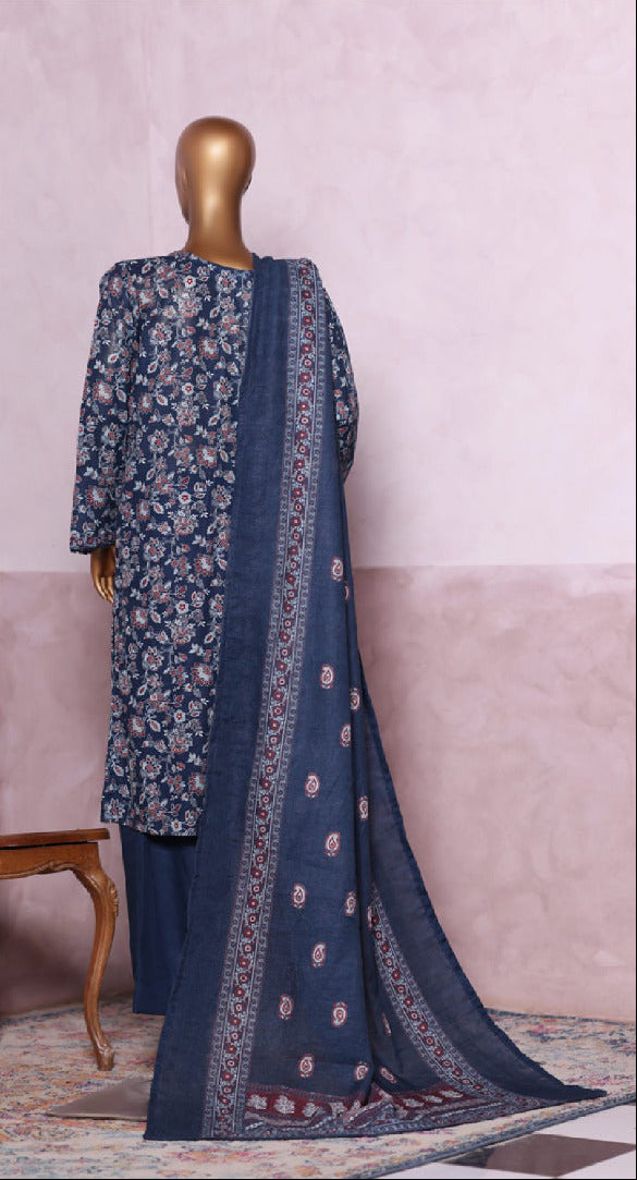 Bin Saeed | Stitched 3PC Printed Khaddar Collection