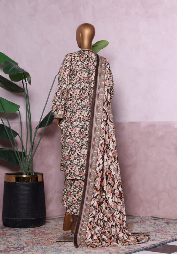 Bin Saeed | Stitched 3PC Printed Khaddar Collection