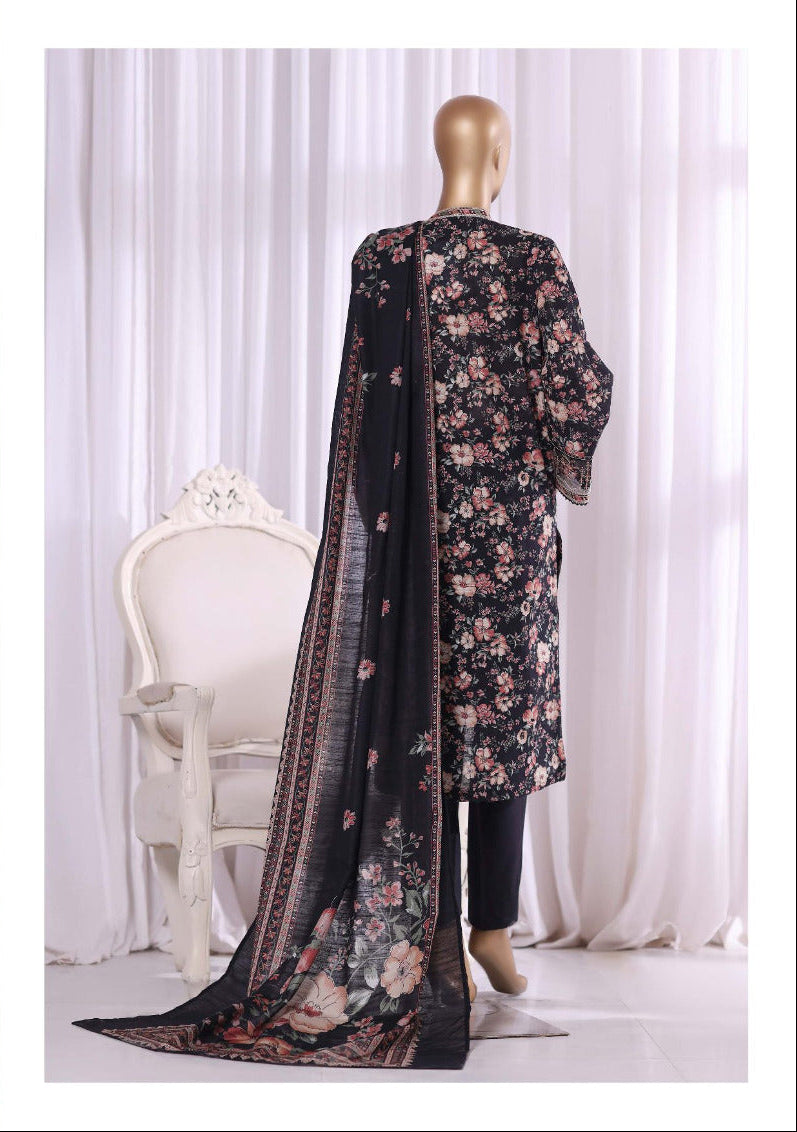 Bin Saeed | Stitched 3pc Embroidered Khaddar Collection
