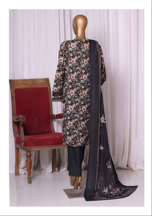 Bin Saeed | Stitched 3pc Embroidered Khaddar Collection