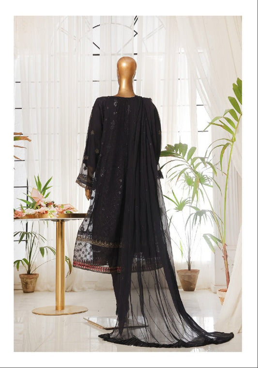 BIN SAEED | Fancy Stitched Embroidered Organza Frock Collection - BarerahFabrics