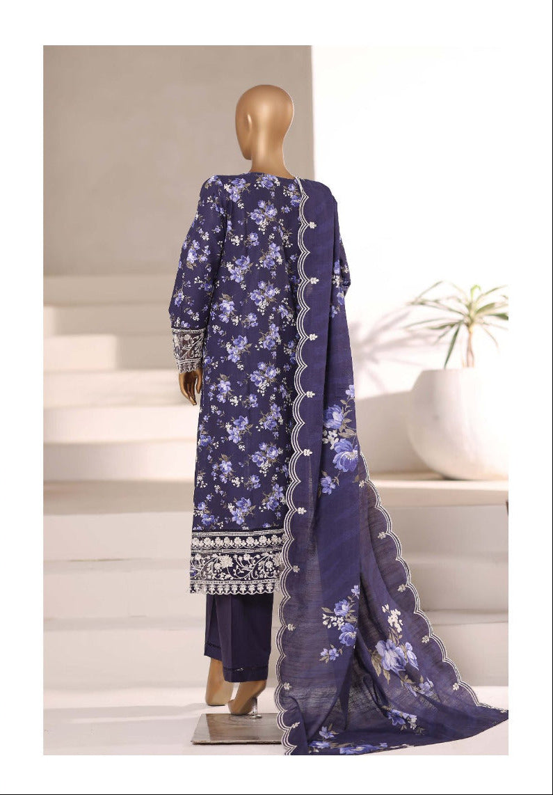 Sada Bahar | Stitched 3 Pc  Embroidered Khaddar Collection