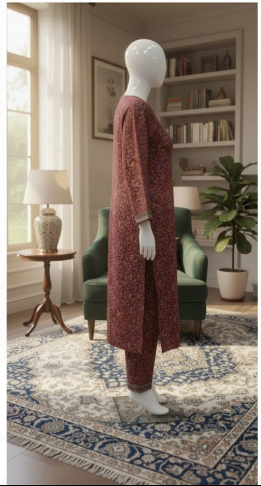 Bin Saeed | Stitched 2PC Printed Khaddar Collection.