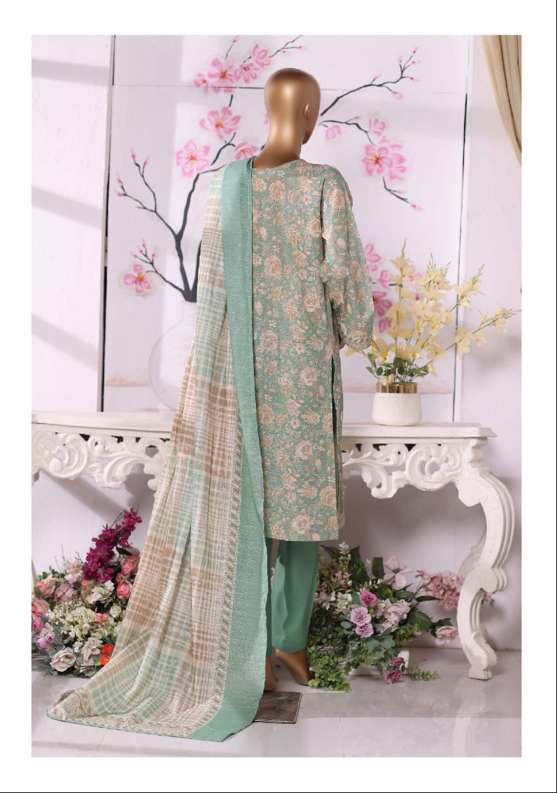 Bin Saeed | Stitch 3 Pc Printed Khaddar Collection
