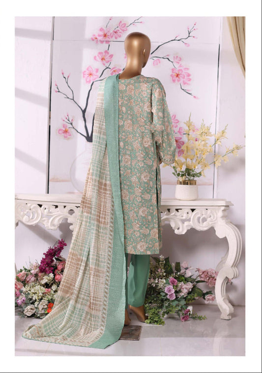 Bin Saeed | Stitch 3 Pc Printed Khaddar Collection
