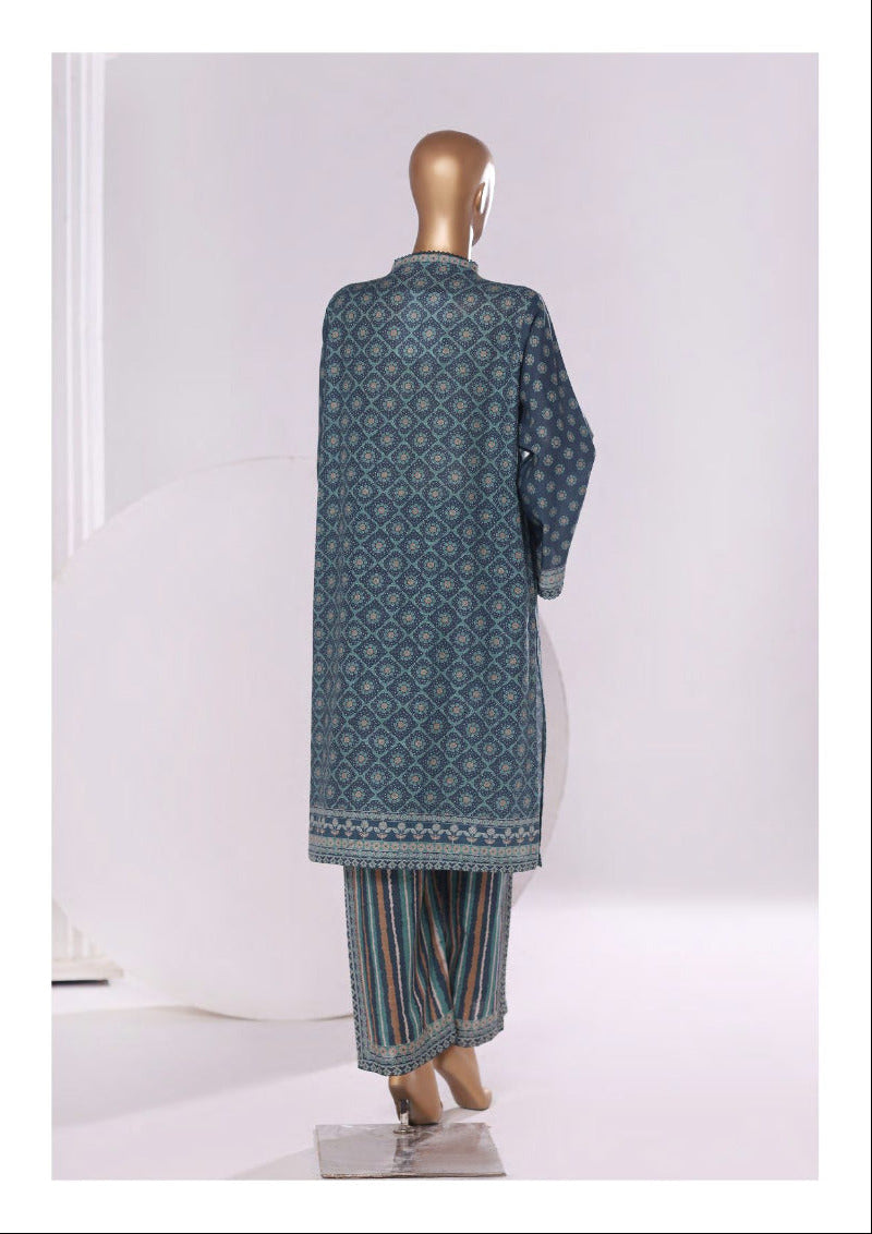 Bin Saeed | Printed Khaddar Co-Ords Stitched Collection – 2PCS