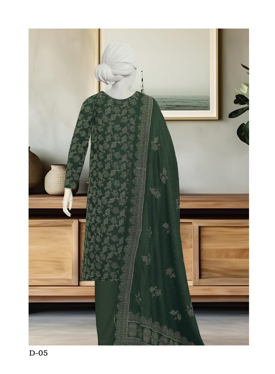 Kashmira By ABC Fabric | Printed Winter Zarri Collection Vol. 10