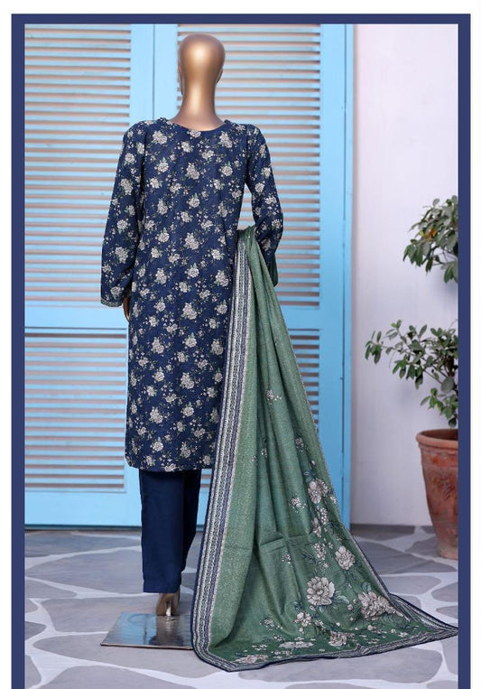 Bin Saeed | Stitch 3 Pc Printed Khaddar Collection