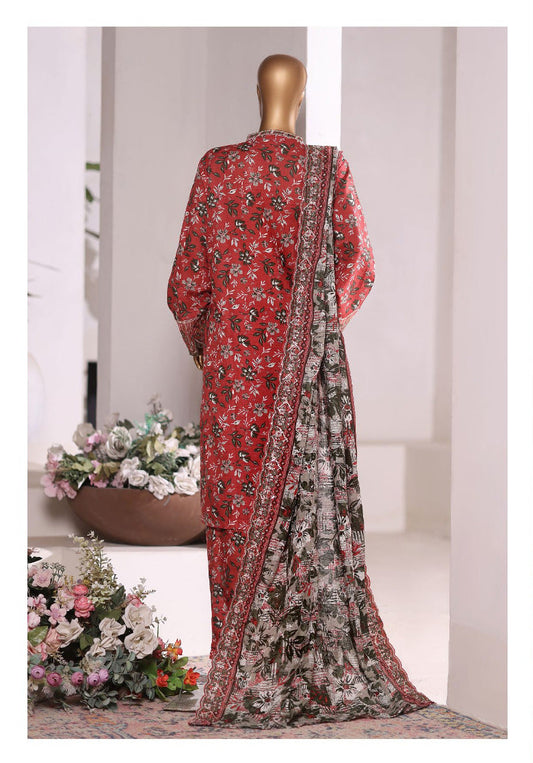 Bin Saeed | Stitched 3 Pc Embroidered Khaddar Collection