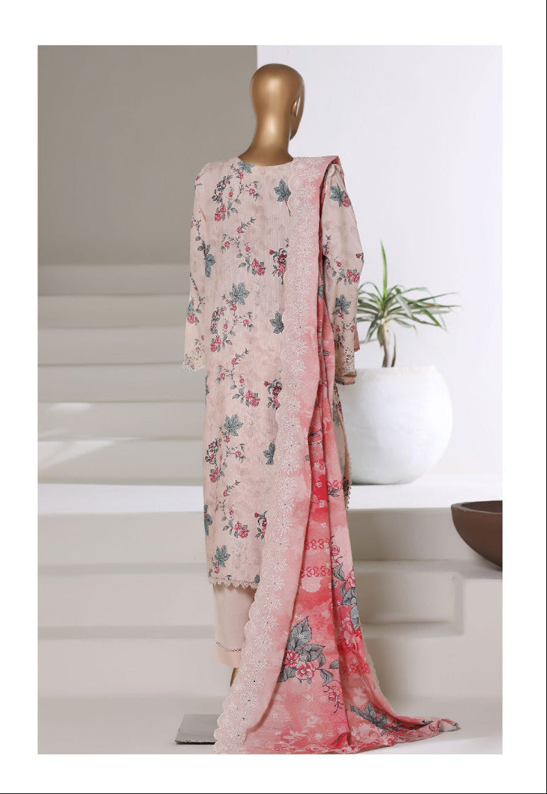 Sada Bahar | Stitch 3 Pc Laser Fusion Chikankari Khaddar Collection