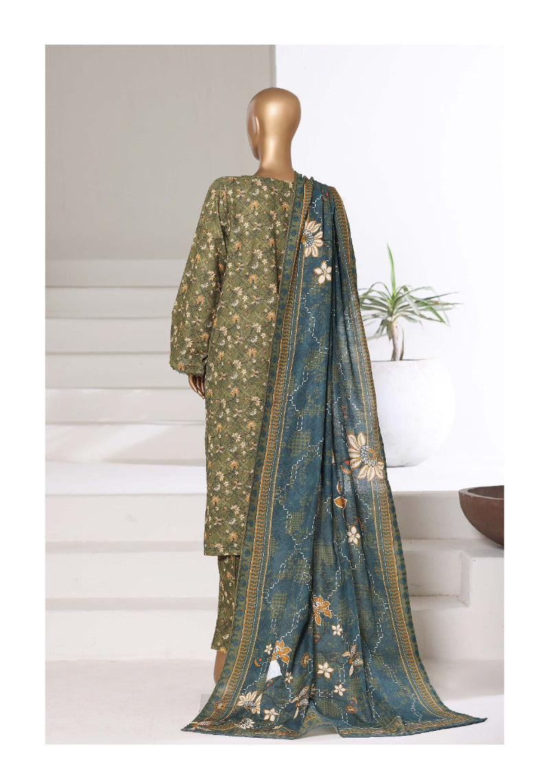 SADABAHAR | 3 Pc Stitched Printed Khaddar Collection