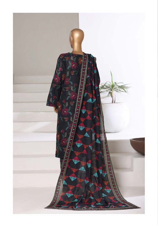 SADABAHAR | 3 Pc Stitched Printed Khaddar Collection