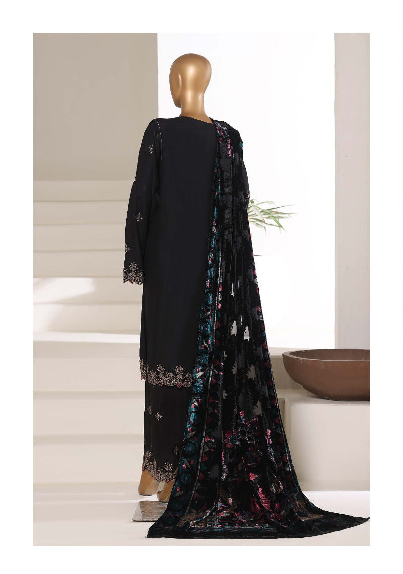 Sada Bahar | Stitch 3 Pc Luxury Embroidered Viscose with Palachi Shawl