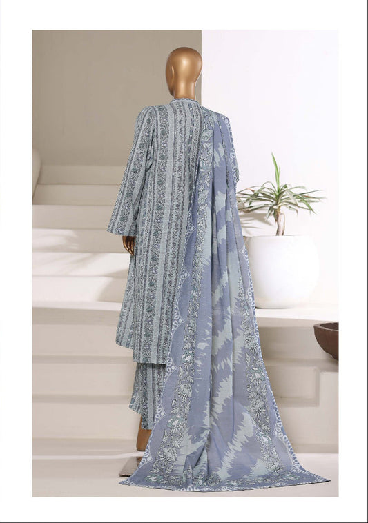 Sada Bahar | Stitched 3 Pc Printed Khaddar