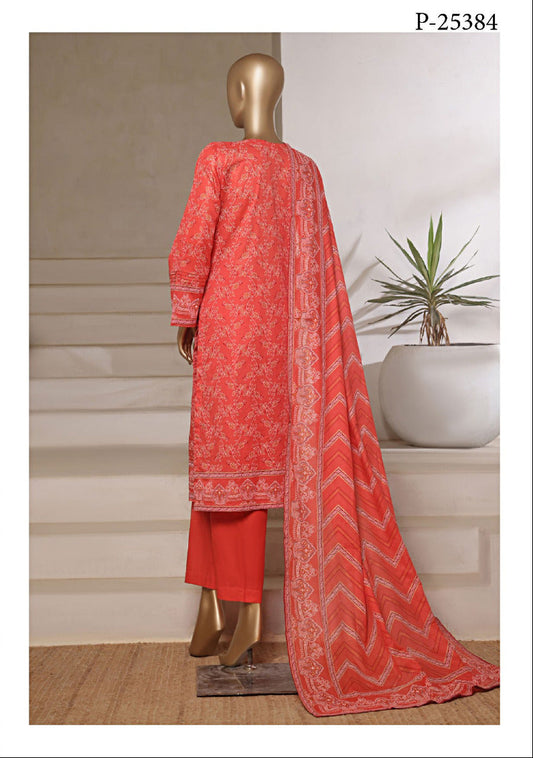RIWAYAT | Stitch 3 Pc Gold Paste Printed Lawn Collection