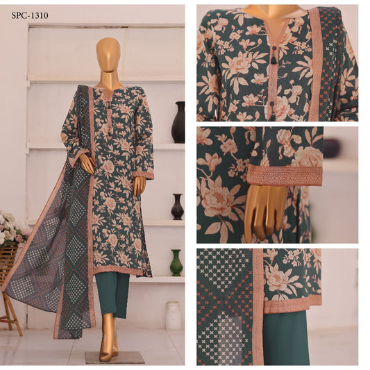 HZ | Summer Unstich 3PC Printed Lawn Collection