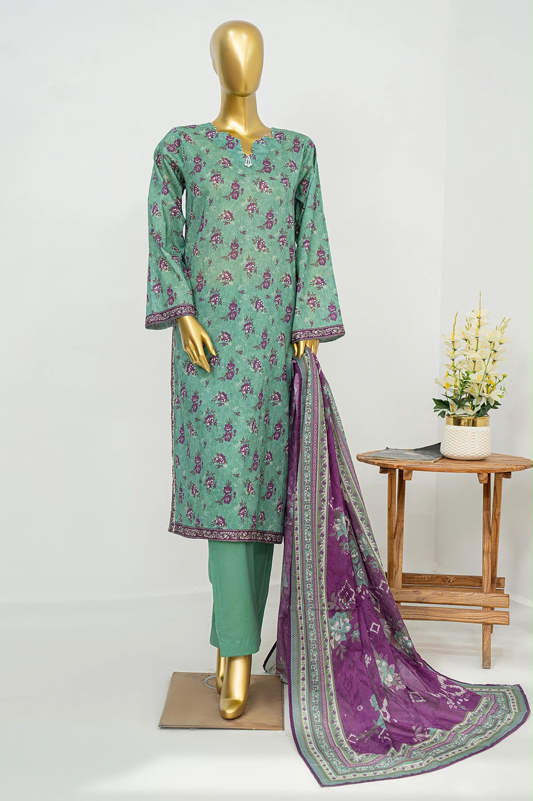 BIN SAEED | Stitched 3 Piece Printed Lawn Collection
