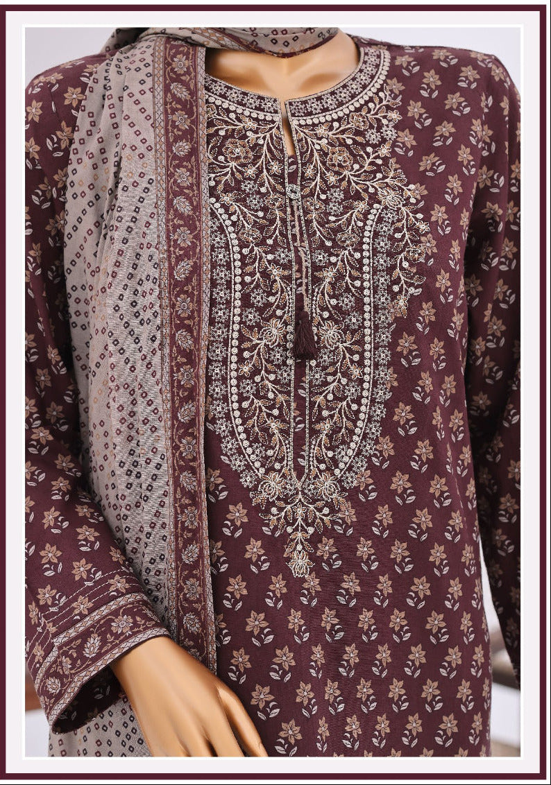 HZ | Premium Daily 3 Pc Embroidered Lawn Collection