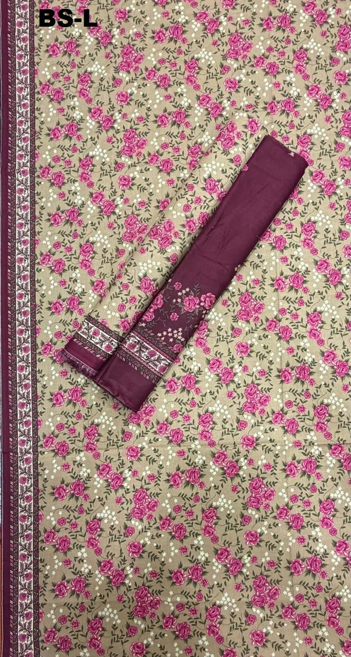 Bin Saeed | Unstitched 3 Piece Printed Lawn Collection.