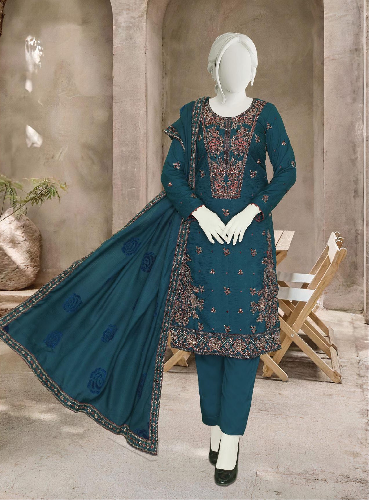 Zaaria by ABC Fabrics | Unstitched Embroidered Winter Velvet Collection