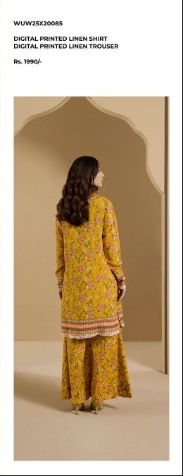 Zellbury | Unstitched 2-Piece Digital Printed Linen Collection