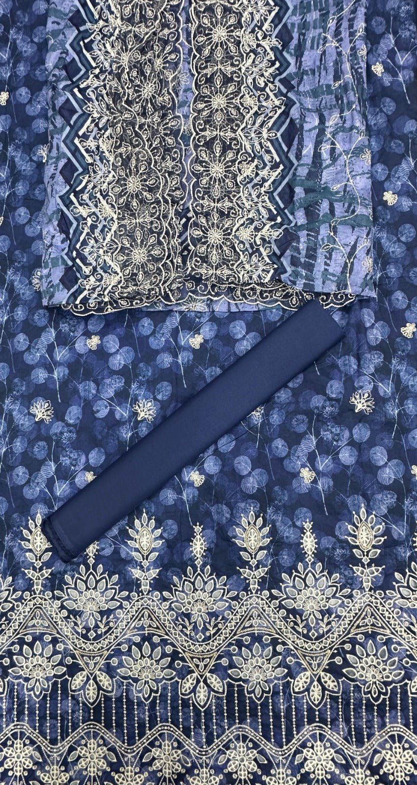 Riwayat | Unstitched 3pc Embroidered Lawn Collection - BarerahFabrics