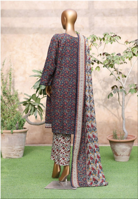 Bin Saeed | Stitched 3pc Printed Khaddar Collection