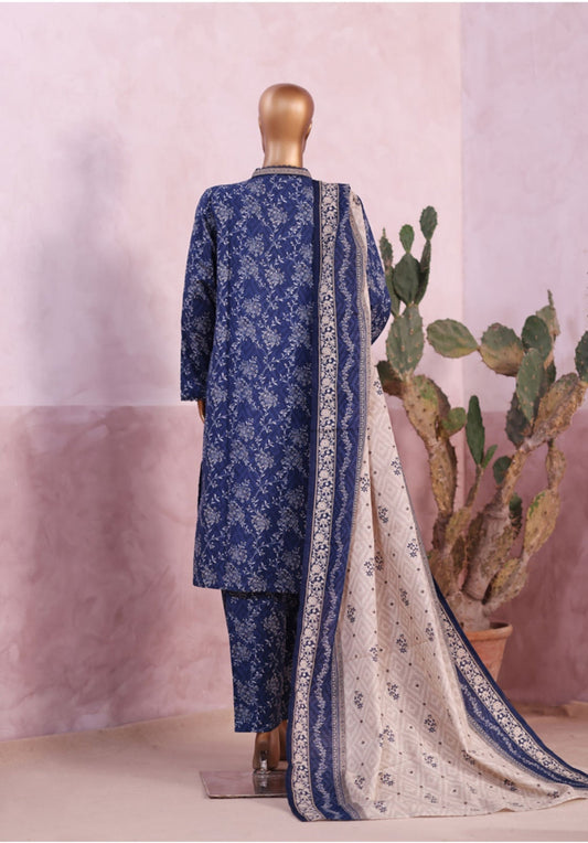 Bin Saeed | Stitched 3pc Printed Khaddar Collection