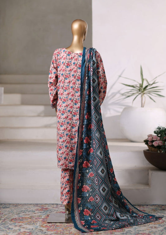 Bin Saeed | Stitched 3pc Printed Khaddar Collection