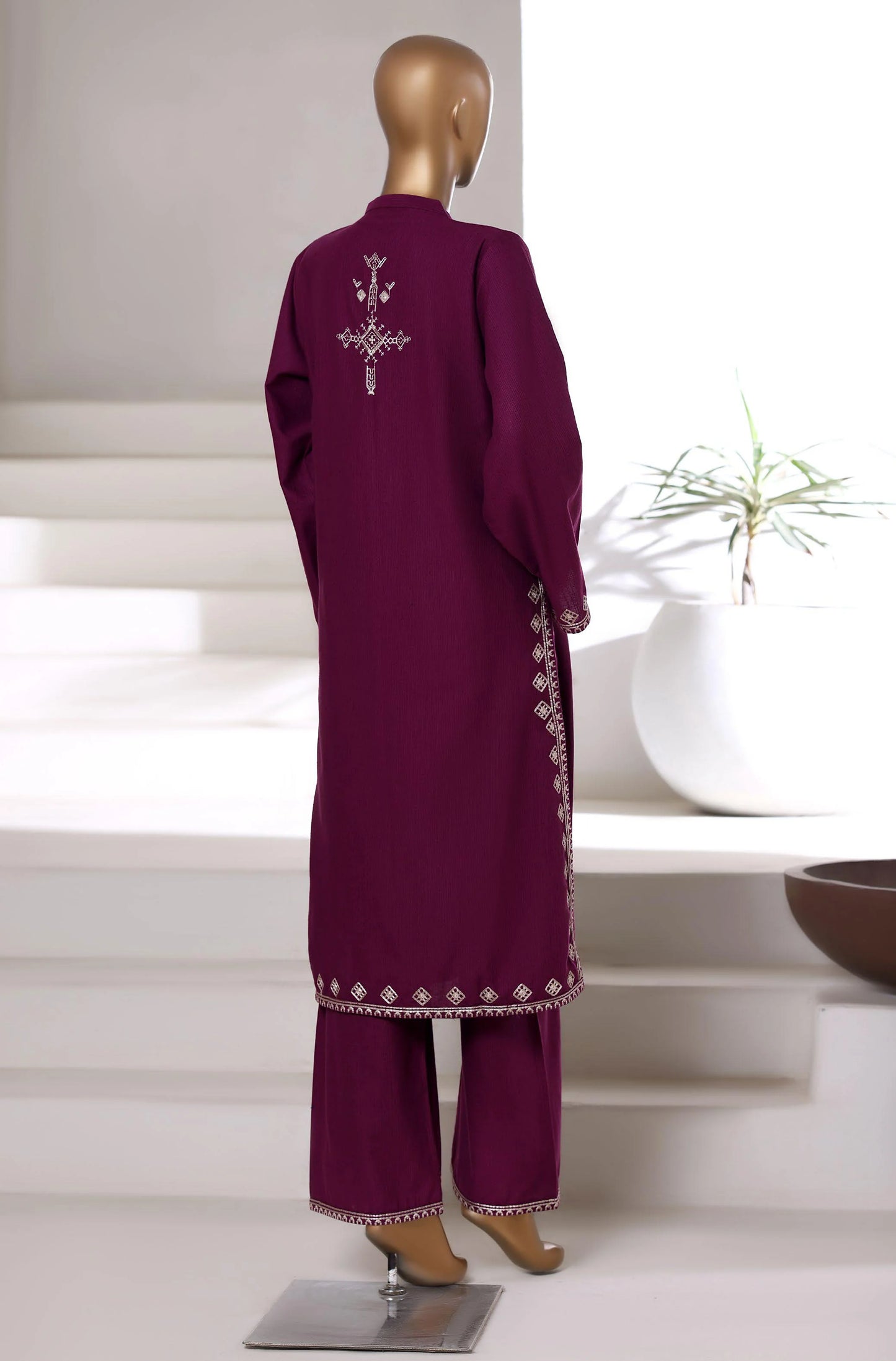 Sada Bahar | Stitched 2 Pc Embroidered Textured Cotton Winter Collection