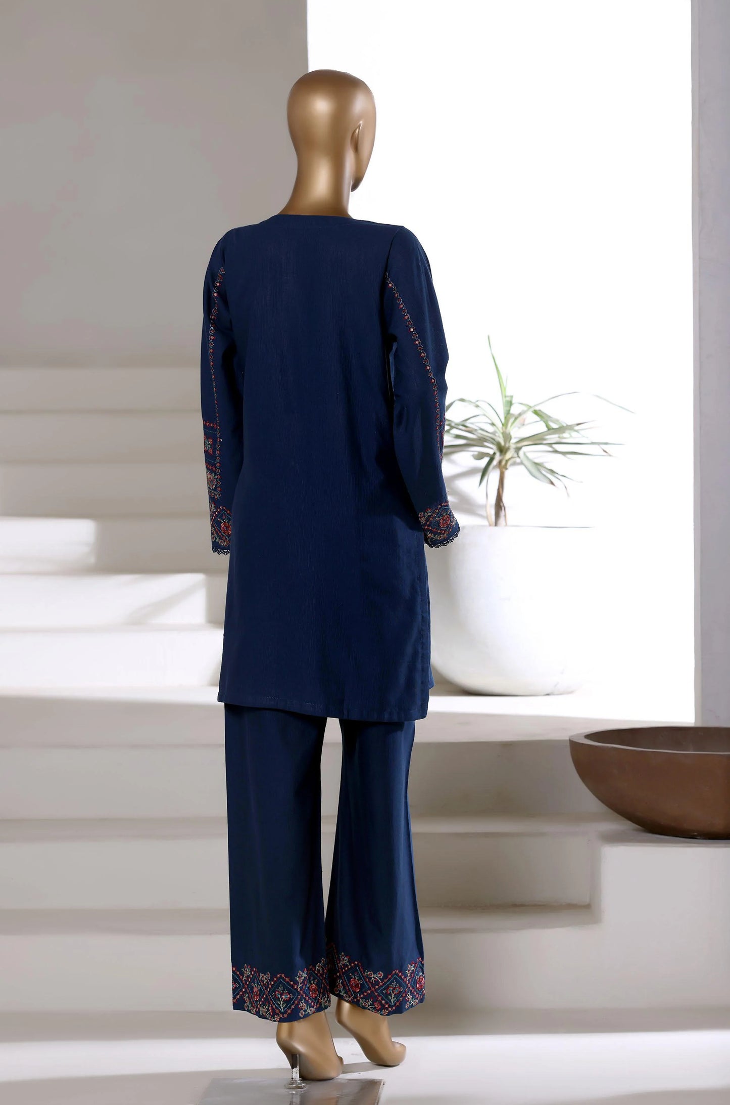 Sada Bahar | Stitched 2 Pc Embroidered Textured Cotton Winter Collection