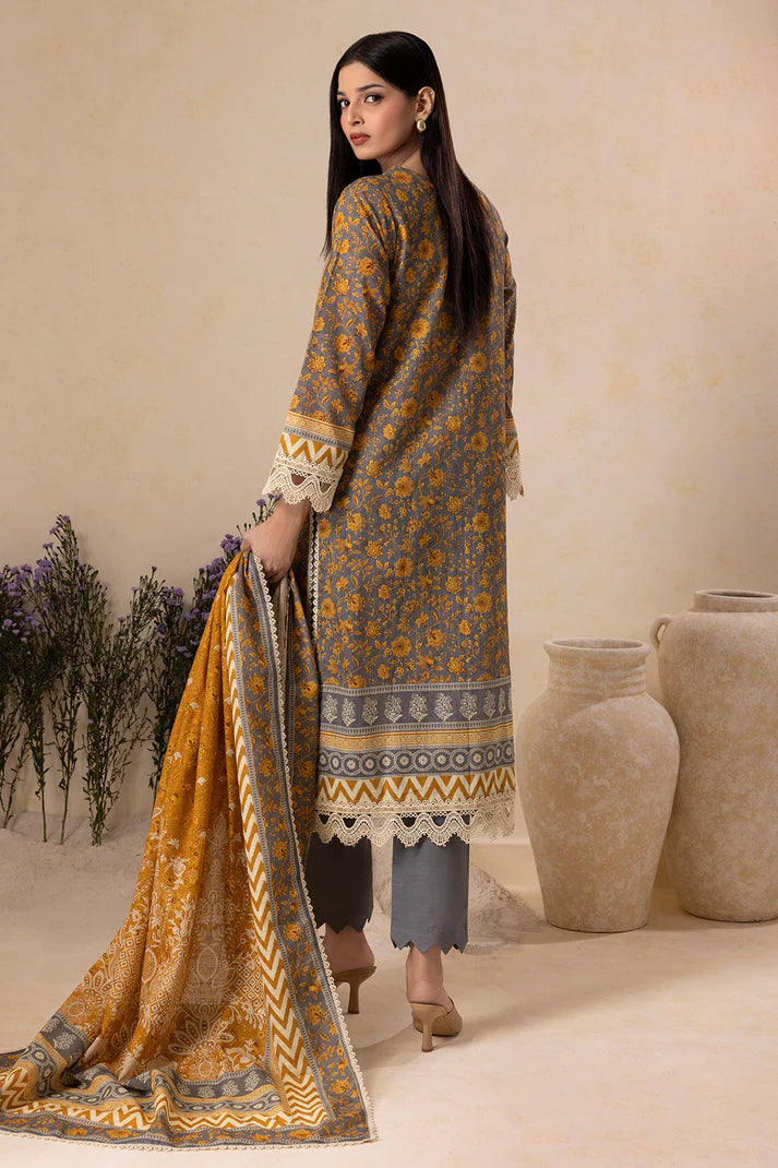 Zellbury | Unstitch 3 Pc Printed Embroidered Khaddar collection