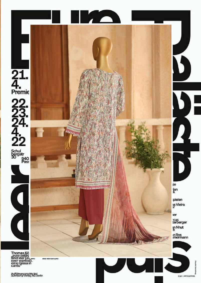 ASASA | Unstitched 3Pc Embroidered Lawn Collection