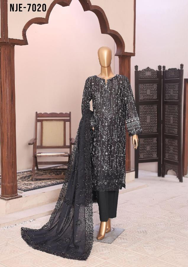 Ninokara by HZ | Unstitch 3 Pc Embroidered Jacquard Collection