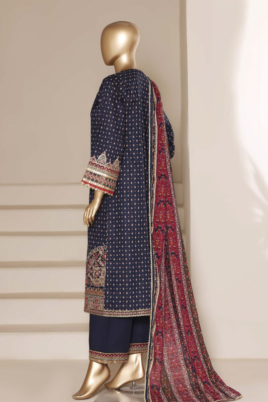 Sada Bahar | Stitch 3 Pc Regal Festive Embroidered Lawn Collection