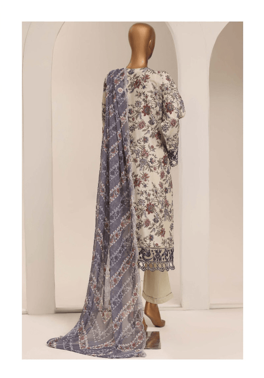 SADA BAHAR | Stitched 3 Piece Printed Signature Embroidered Lawn Collection - BarerahFabrics