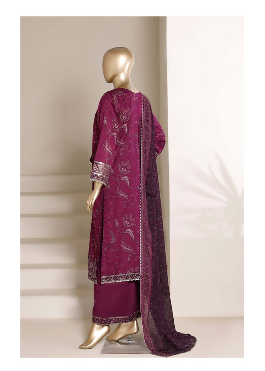 Sada Bahar | Stitch 3 Pc Regal Festive Embroidered Lawn Collection