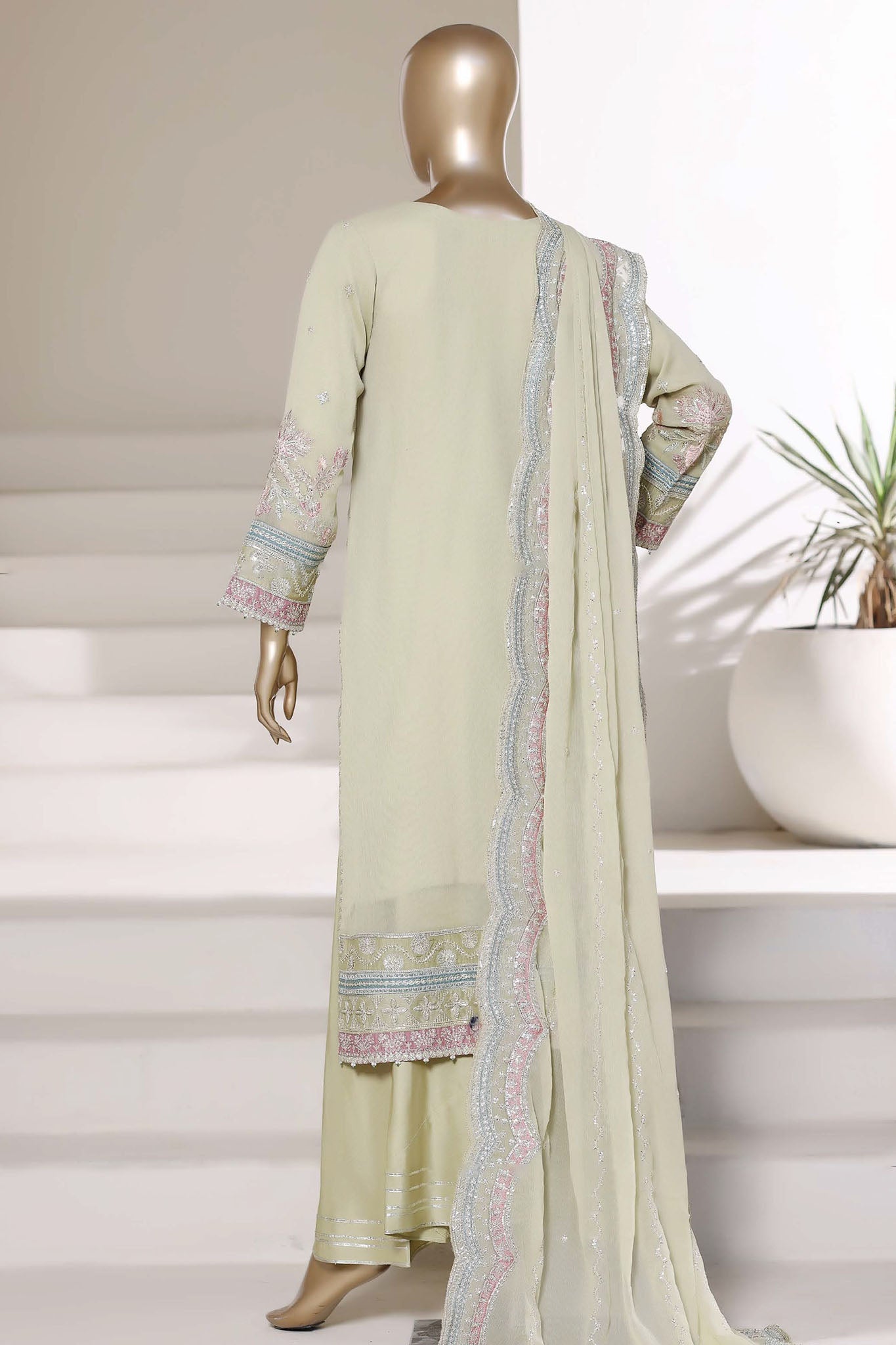 Sada Bahar | Stitch 3 Pc Embroidered Afsanay Luxury Chiffon Collection