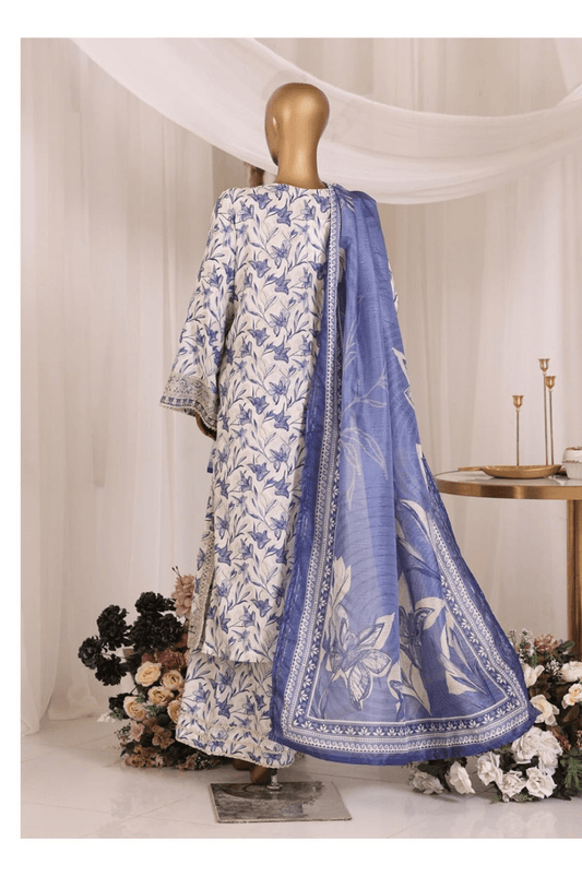 BIN SAEED Stitched 3 Piece Embroidered Lawn Collection for Women | Premium Summer Dress – Barerah Fabrics - BarerahFabrics