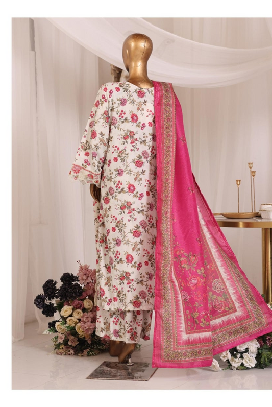 BIN SAEED Stitched 3 Piece Embroidered Lawn Collection for Women | Premium Summer Dress – Barerah Fabrics