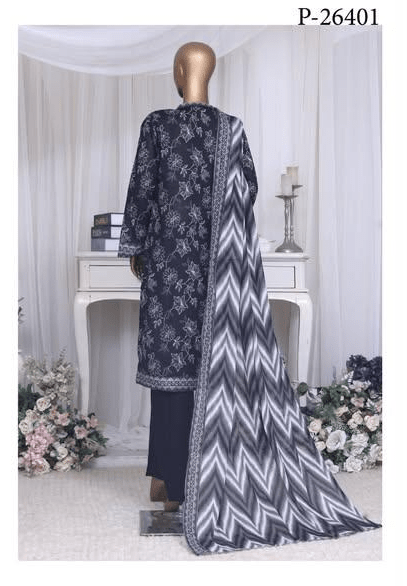 RIWAYAT | Stitch 3PC Printed Cotton Collection - BarerahFabrics