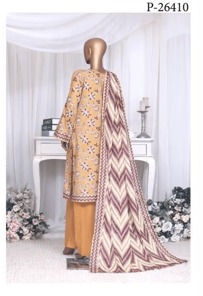 RIWAYAT | Stitch 3PC Printed Cotton Collection - BarerahFabrics