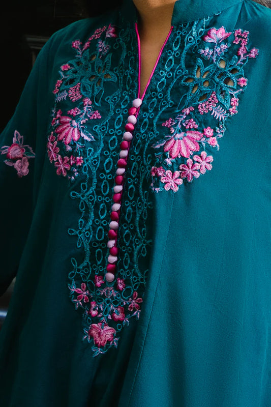 Zellbury | Unstitched 3 Pc Dyed Embroidered Viscose Collection