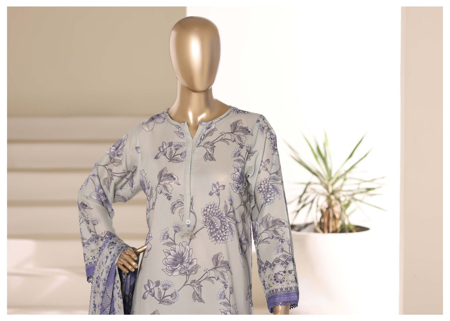 Sada Bahar | Stitched 3 Pc Printed Lawn
