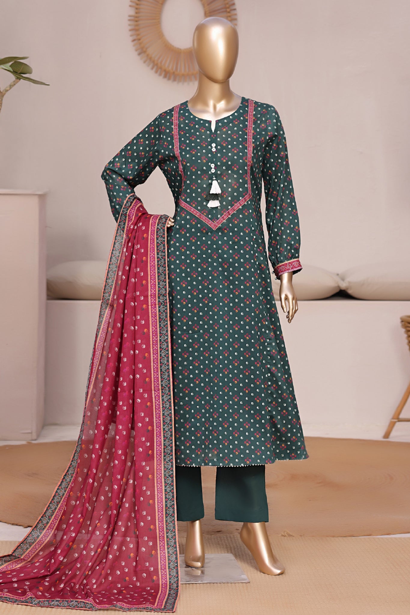 BIN SAEED | Stitch 3 Pc Printed Lawn Frock