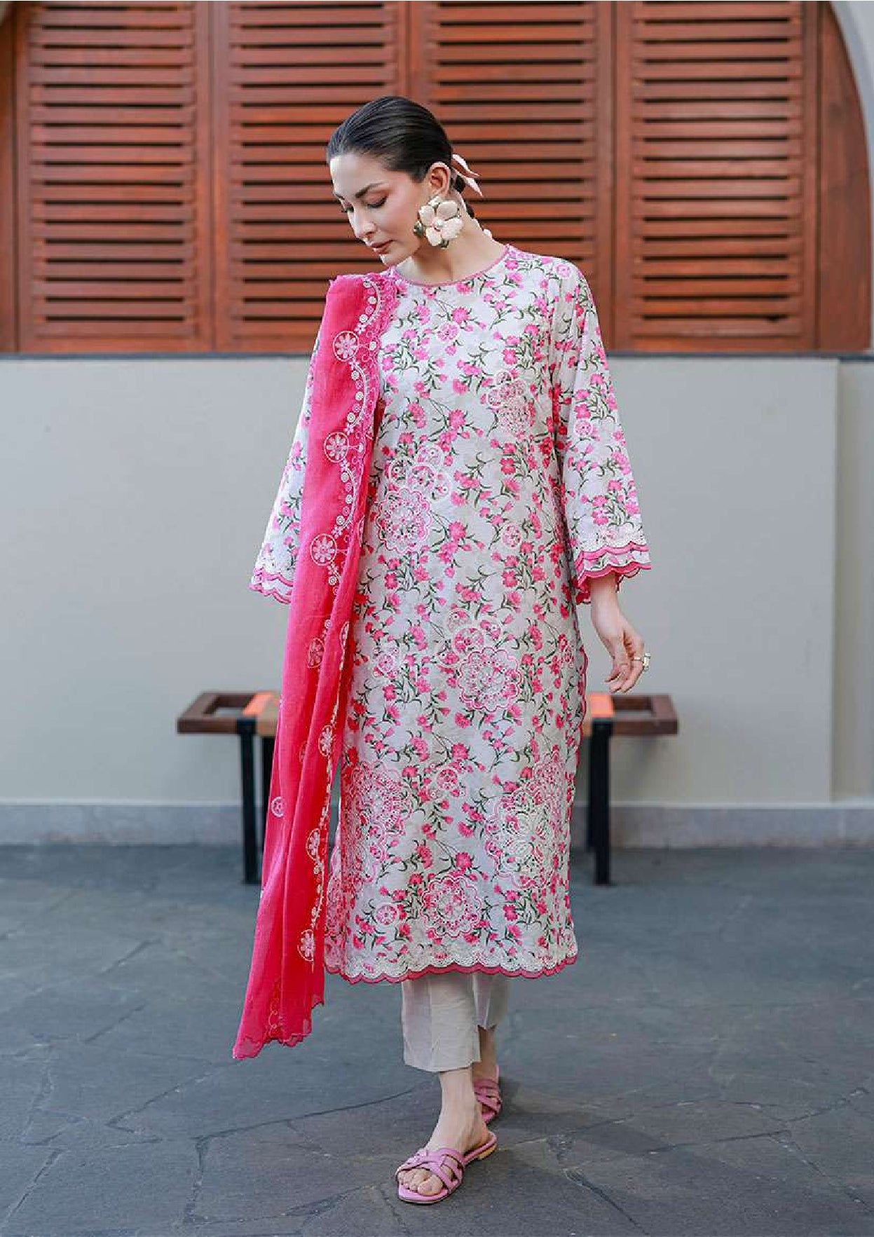 Zellbury | Unstitch 3 Pc Embroidered Cotton Collection