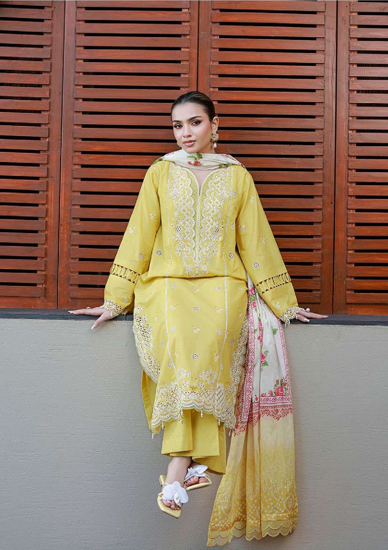 Zellbury | Unstitch 3 Pc Embroidered Cotton Collection