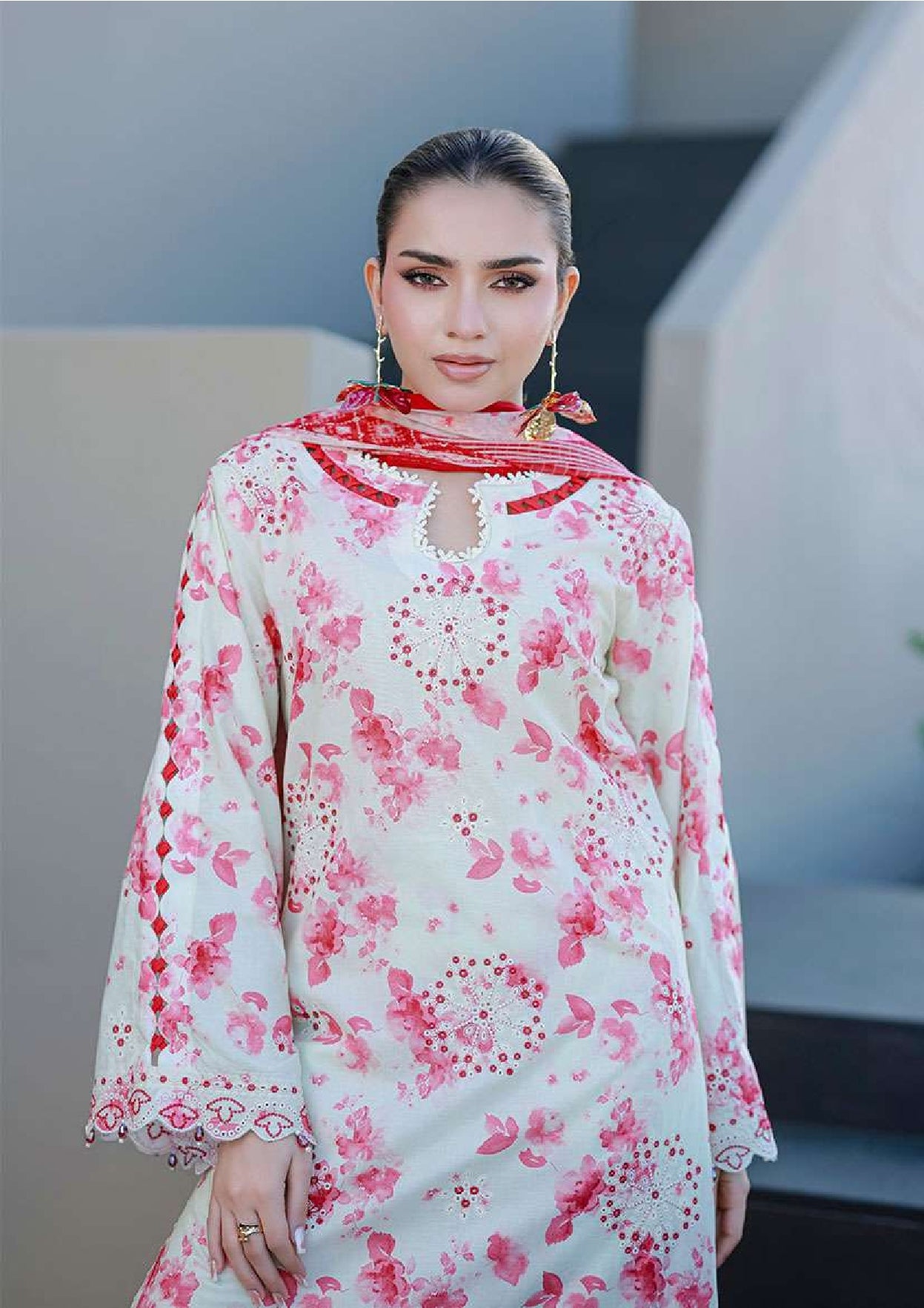 Zellbury | Unstitch 3 Pc Embroidered Cotton Collection