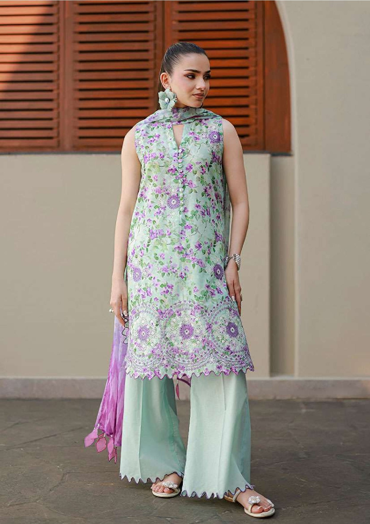Zellbury | Unstitch 3 Pc Embroidered Cotton Collection