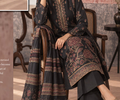 Black Shokh Chunchal suit, alternate outfit view